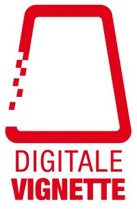 Logo Digitale Vignette Rotes Logo der Digitalen Vignette